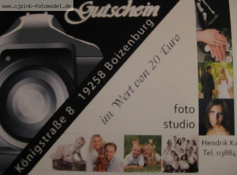 Foto: Gutschein Fotostudio Kauschka